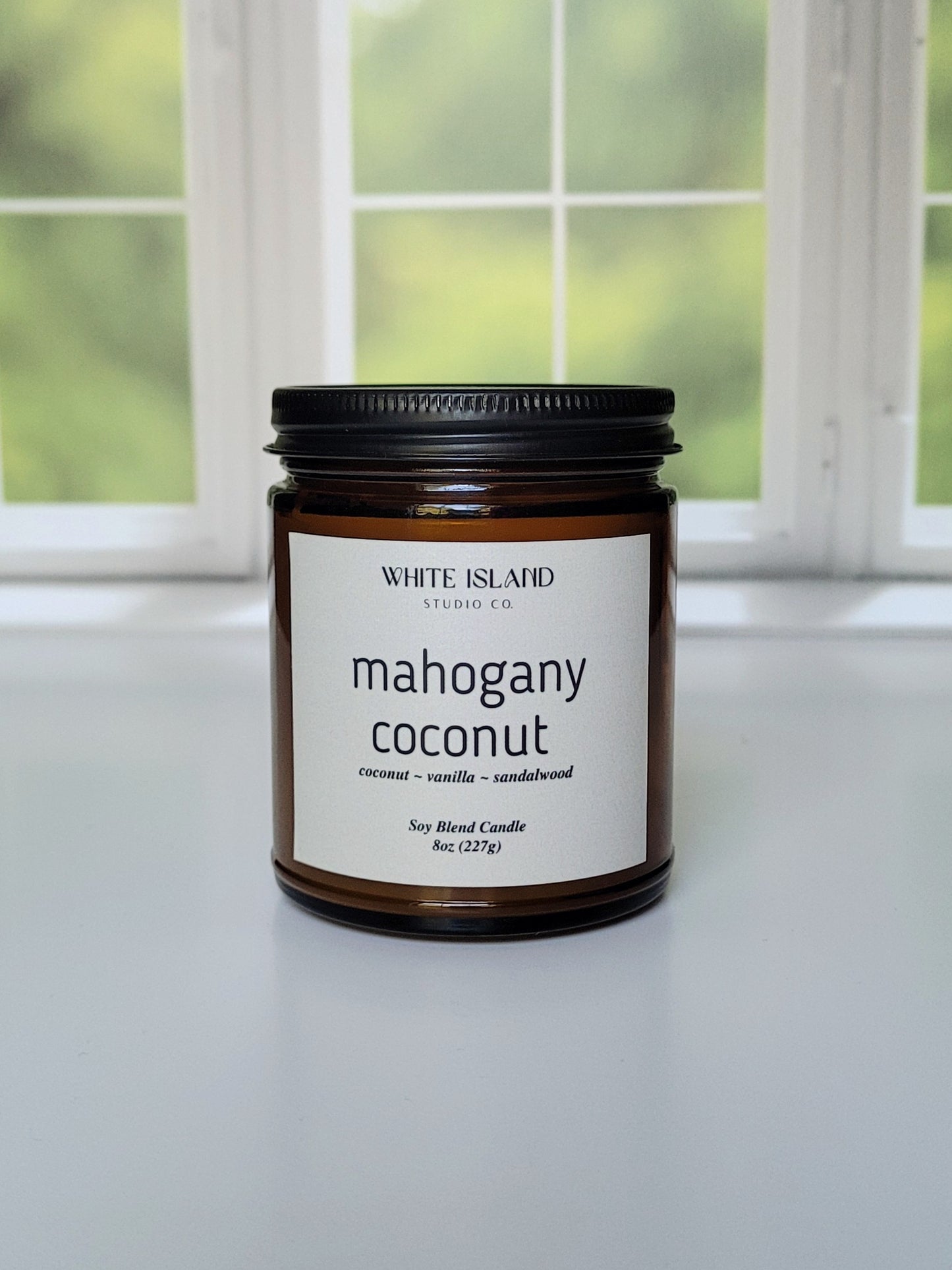 Mahogany Coconut Soy Wood Wick Candle
