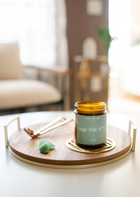 Sage that Sh*t Soy Wood Wick Candle