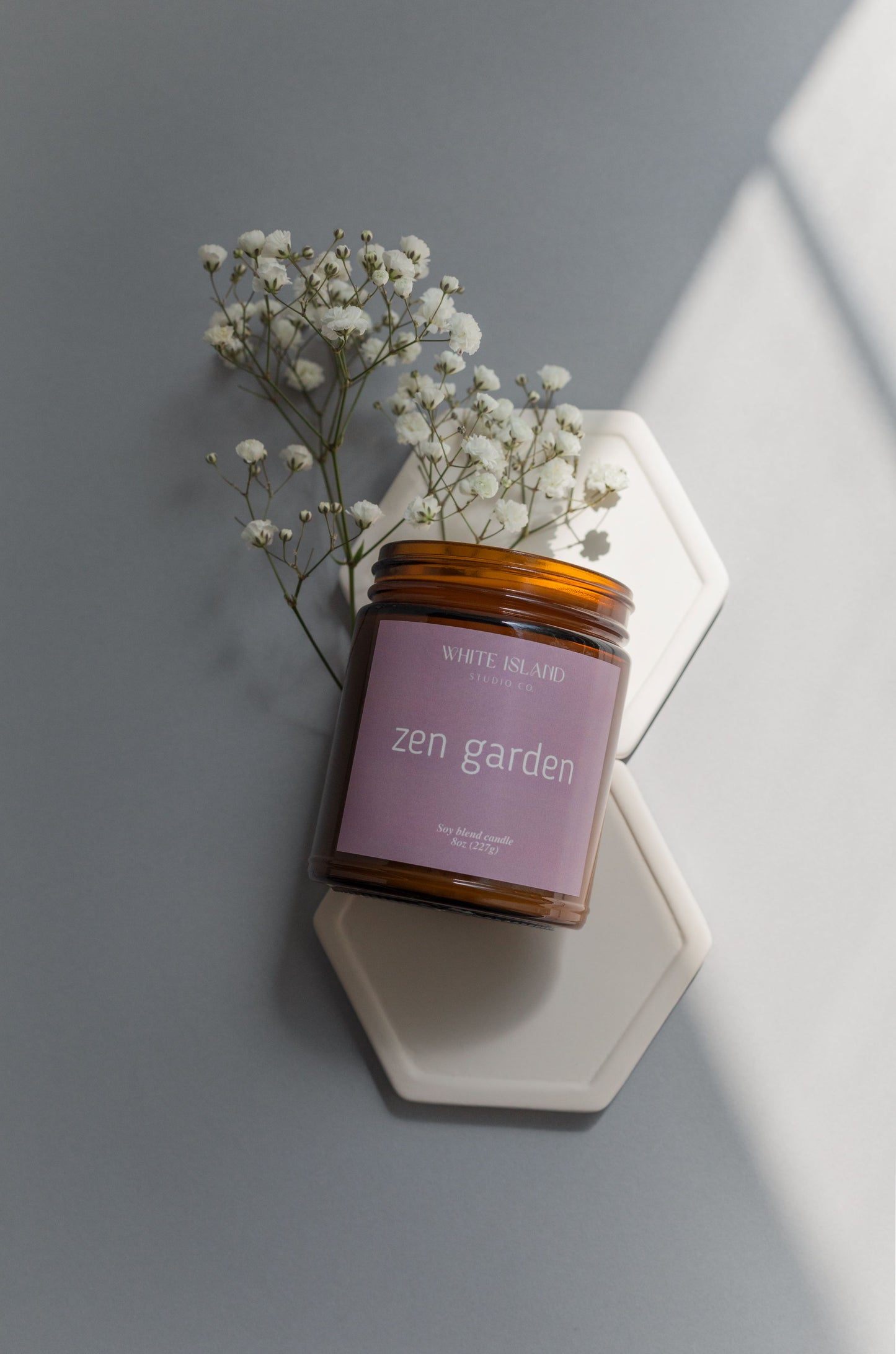 Zen Garden Soy Wood Wick Candle