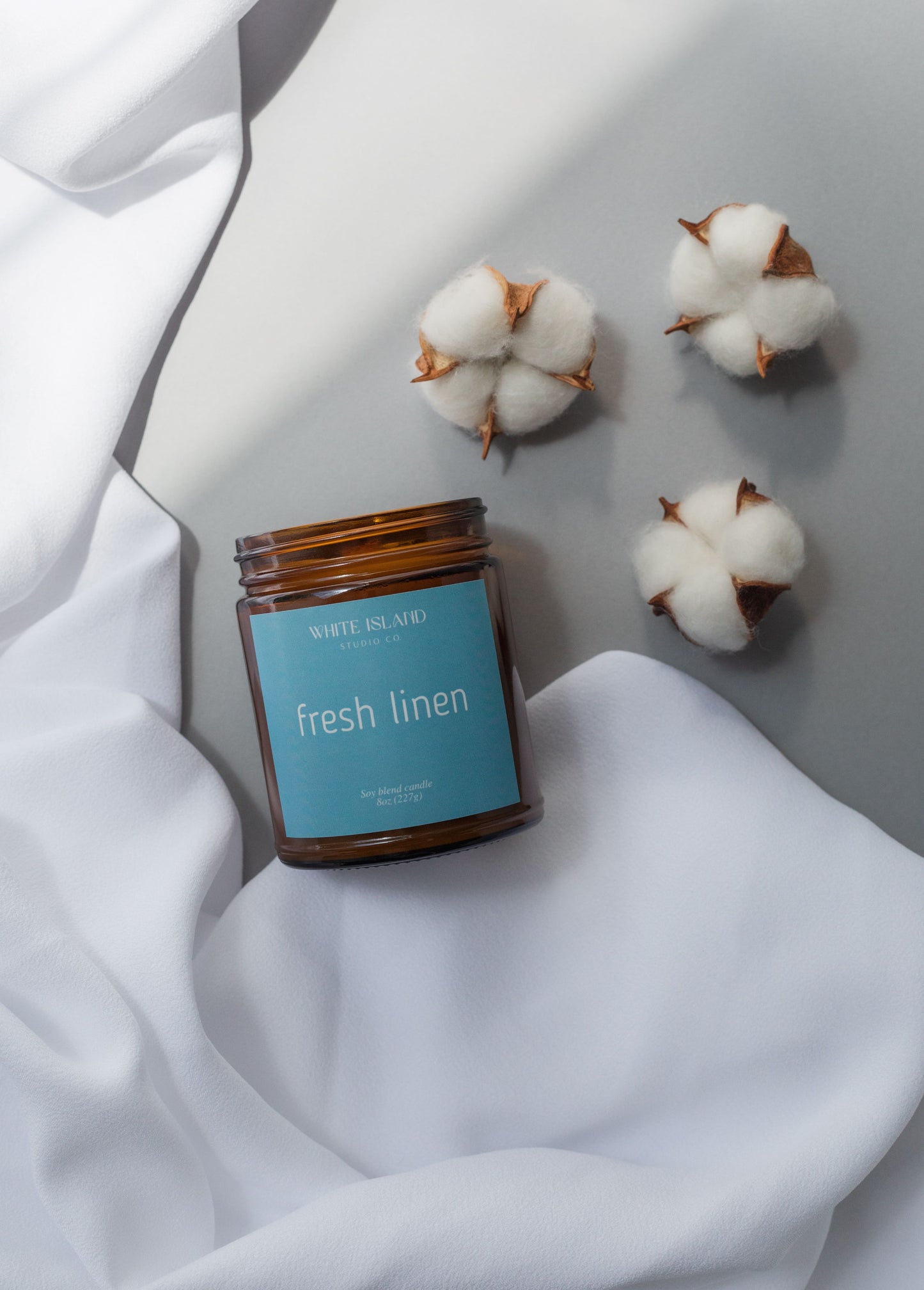 Fresh Linen Soy Wood Wick Candle