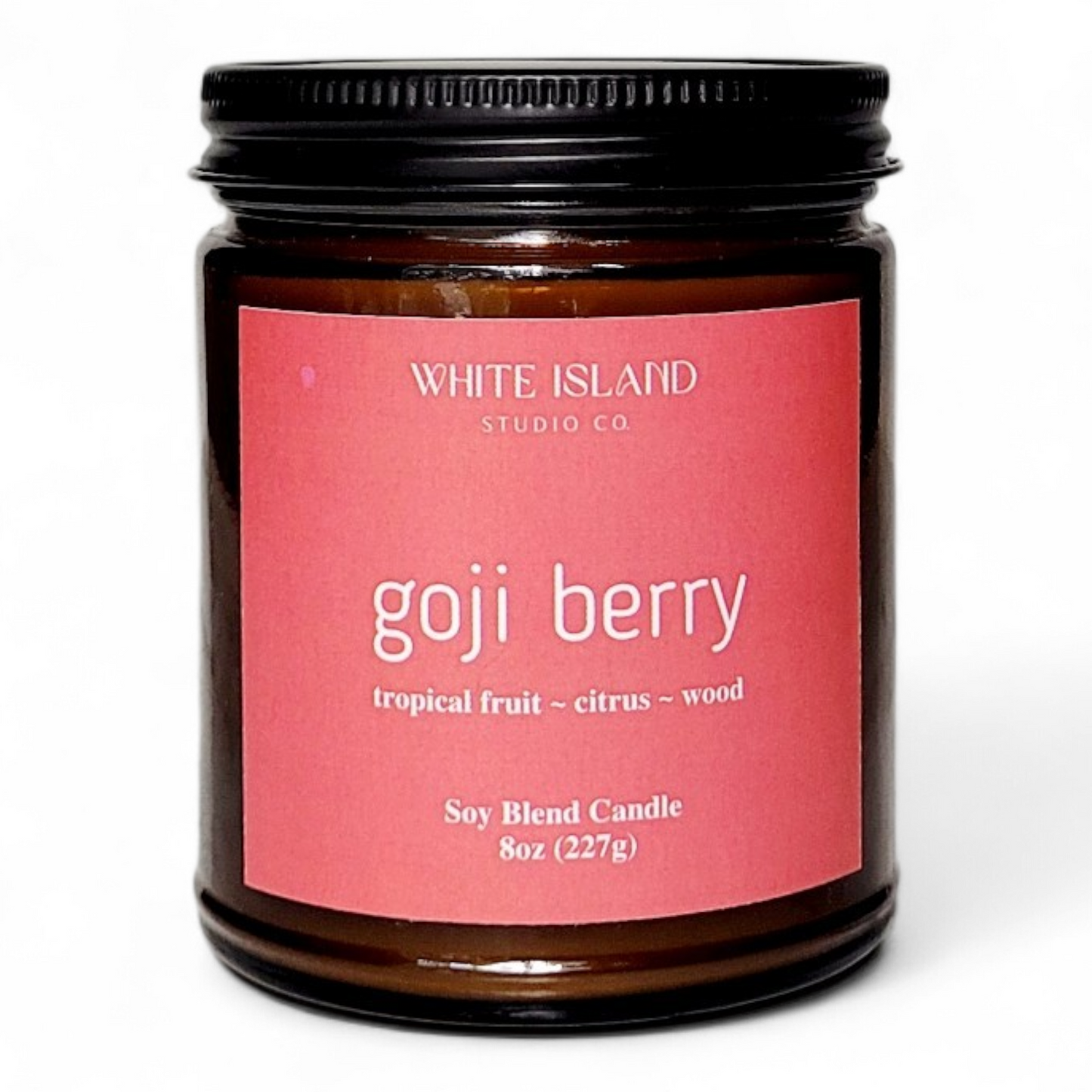 Goji Berry Soy Wood Wick Candle