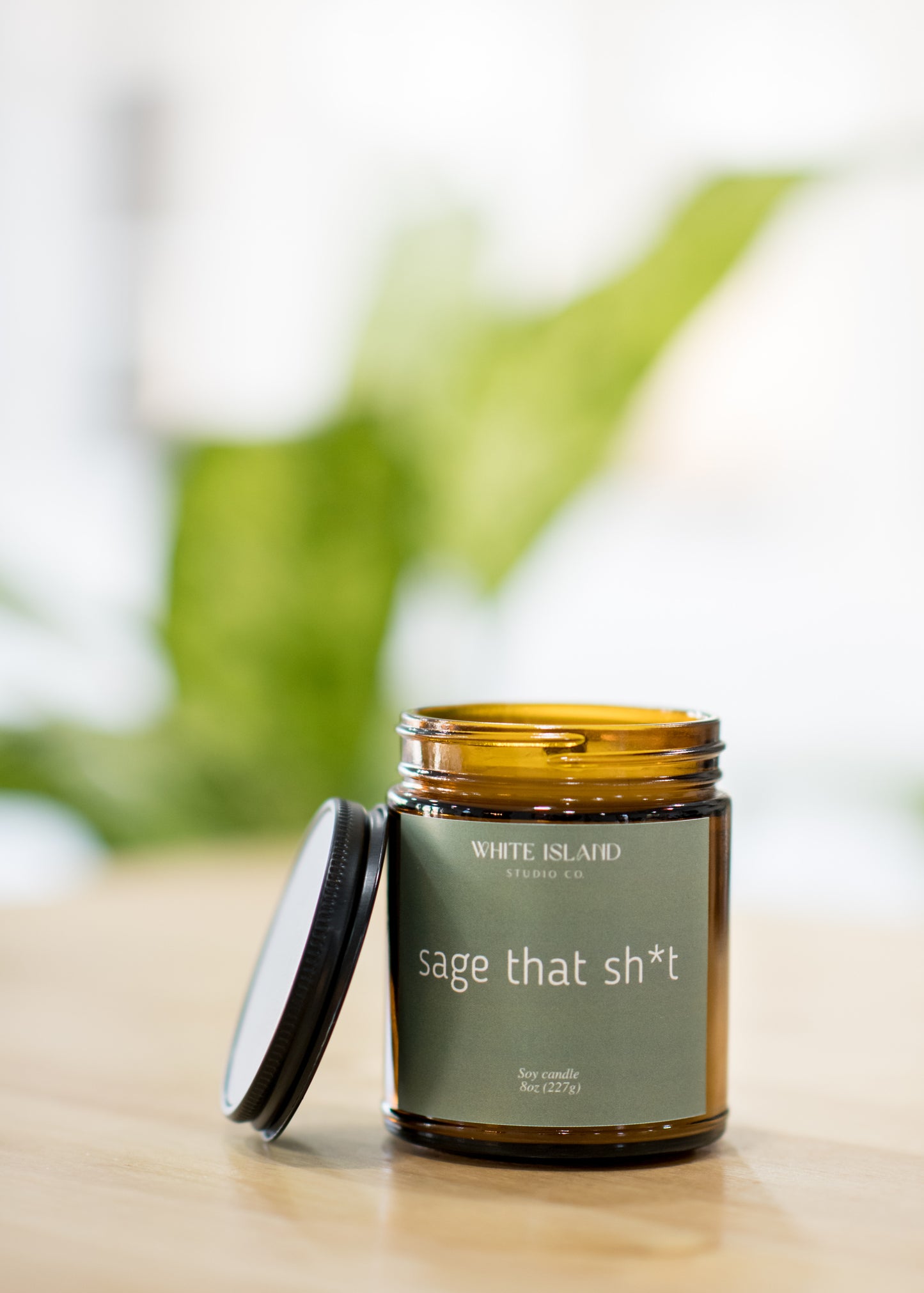 Sage that Sh*t Soy Wood Wick Candle