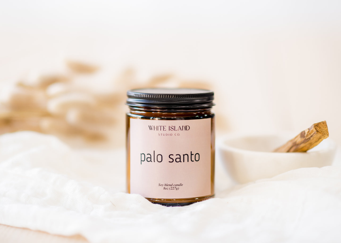 Palo Santo Soy Wood Wick Candle