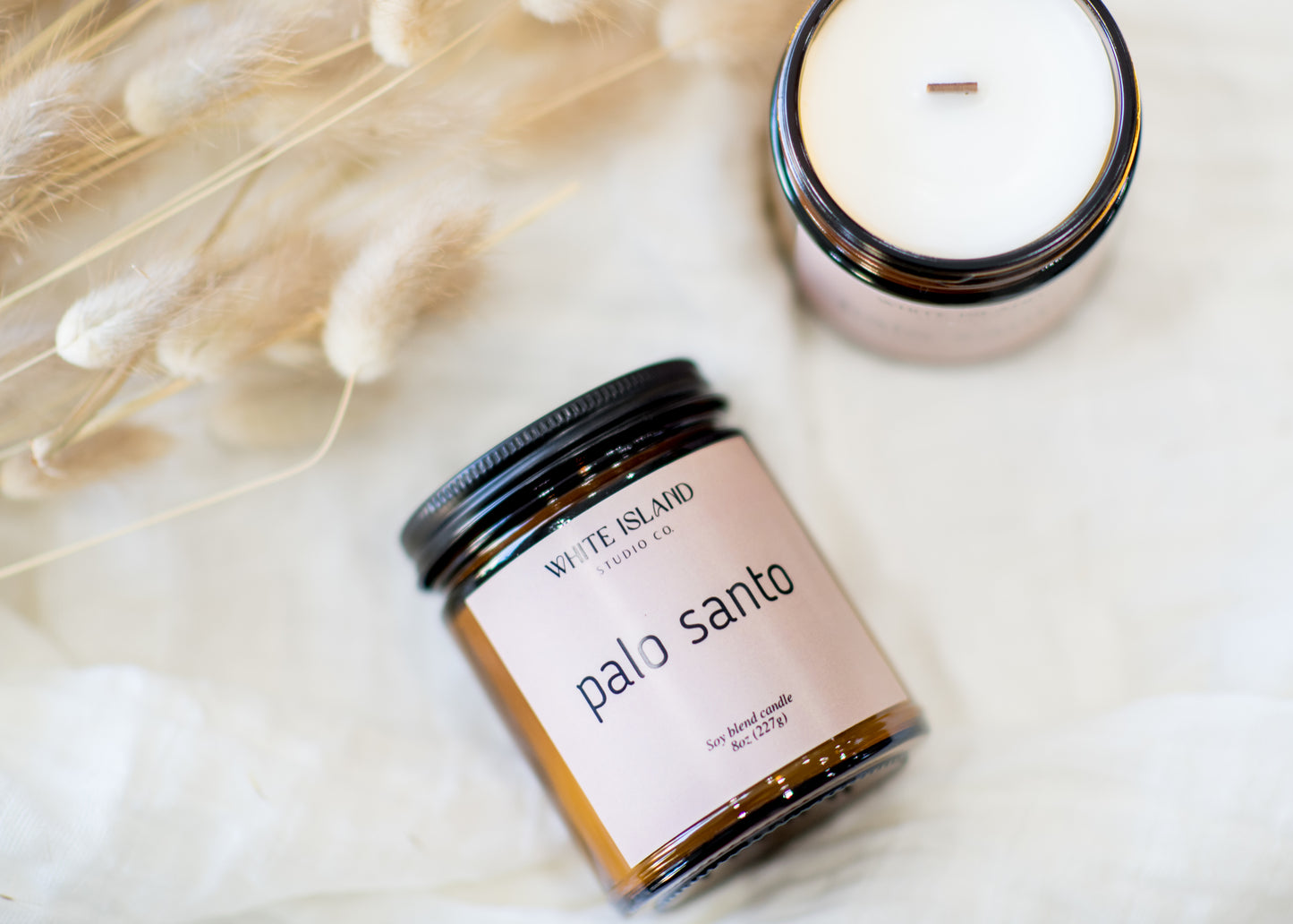 Palo Santo Soy Wood Wick Candle